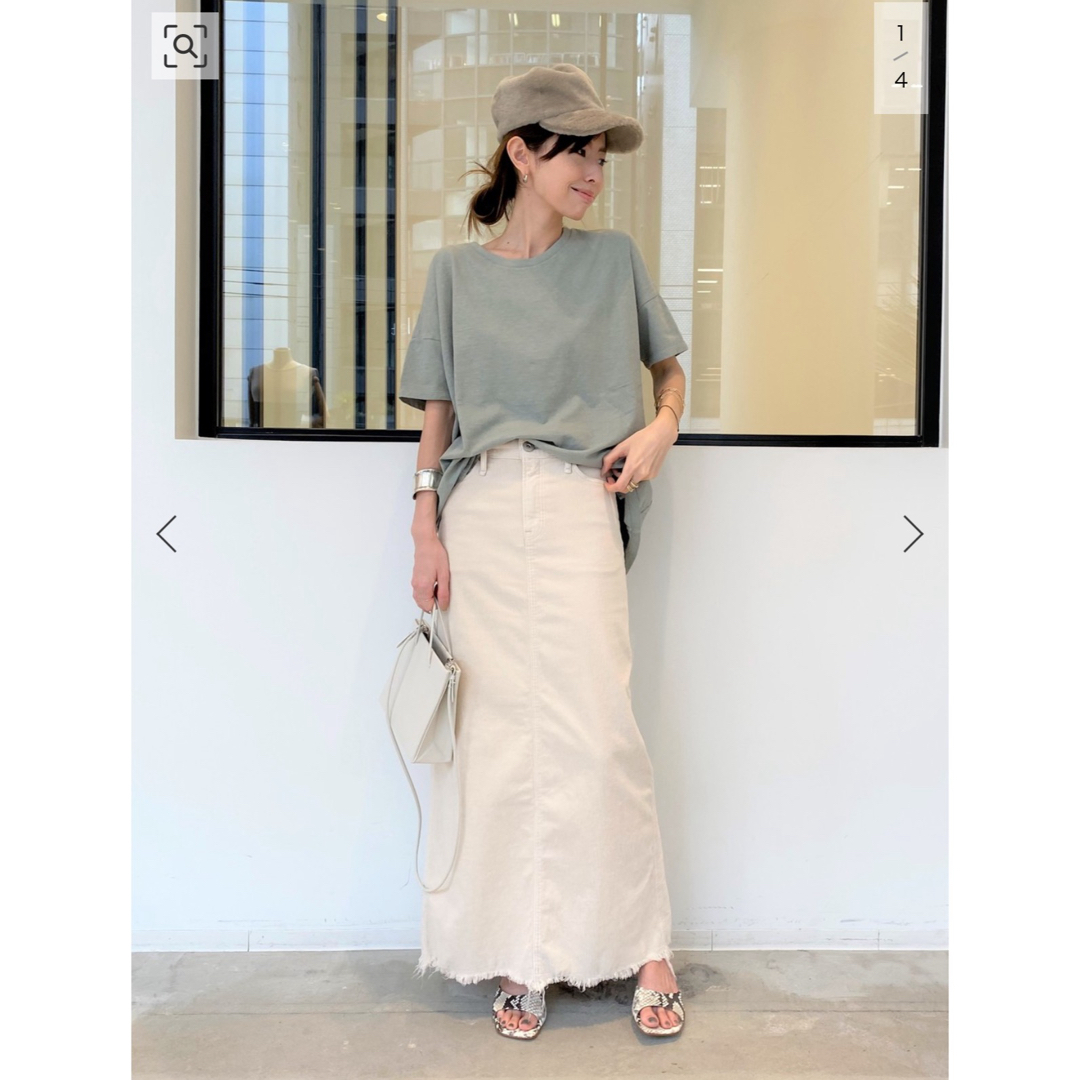 L'Appartement DEUXIEME CLASSE - GOOD GRIEF Relaxed Tee セージグリーン