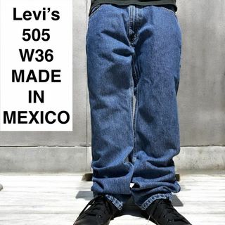 ART VINTAGE - メキシコ製リーバイス505W36L29デニムジーンズ ART VINTAGE - メキシコ製リーバイス505W36L29デニムジーンズ