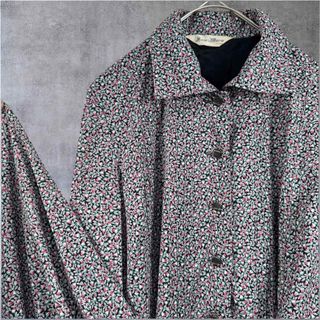 VINTAGE - 一点物 レトロ ワンピース ベルト付き お洒落 花柄 VINTAGE - 一点物 レトロ ワンピース ベルト付き お洒落 花柄