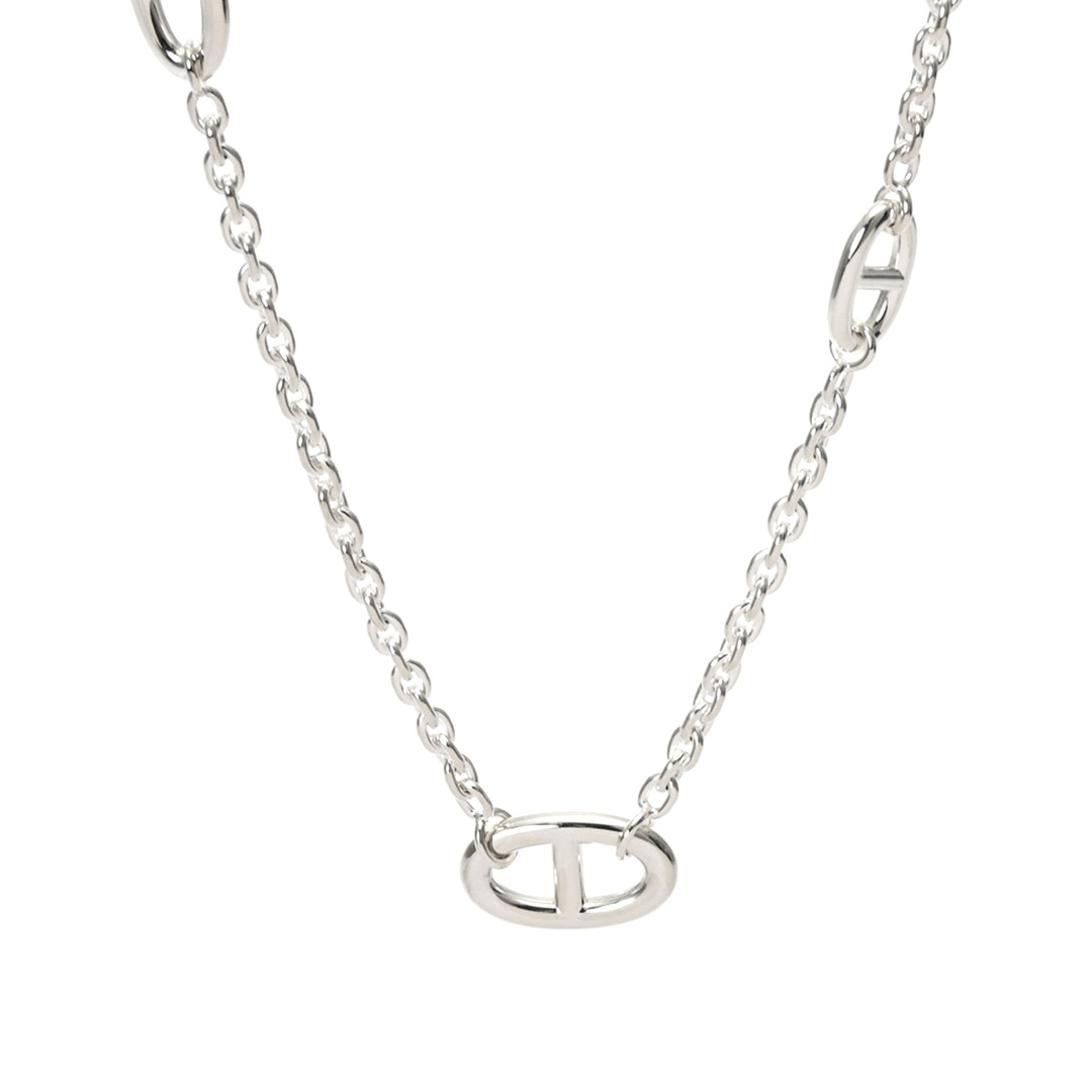 HERMES - エルメス ファランドール 80cm ロングネックレス HERMES - エルメス ファランドール 80cm ロングネックレス