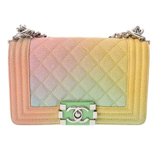 CHANEL - 極美品☆CHANEL キャビアスキン マトラッセ☆巾着 CHANEL - 極美品☆CHANEL キャビアスキン マトラッセ☆巾着