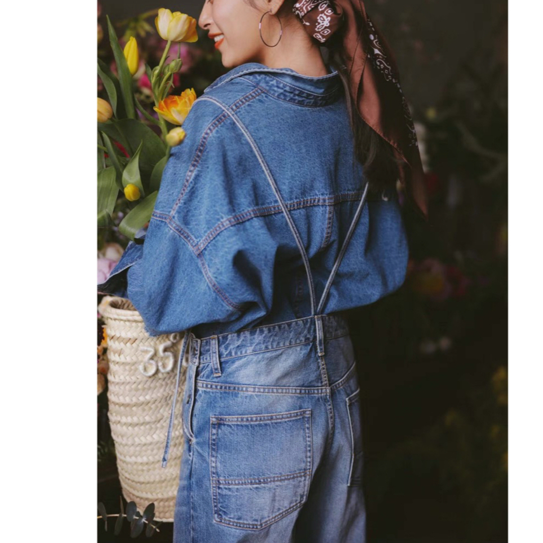 Whim Gazette - 新品未使用 Whim Gazette デニム ALL IN ONE2 Whim Gazette - 新品未使用 Whim Gazette デニム ALL IN ONE2