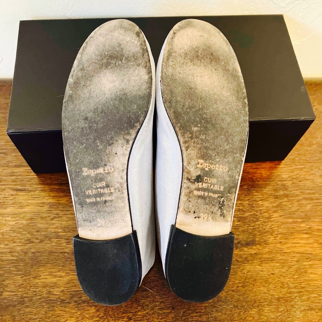 repetto - ❤︎repetto❤︎ バレエシューズ シルバー 25㎝の通販 repetto - ❤︎repetto❤︎ バレエシューズ シルバー 25㎝の通販