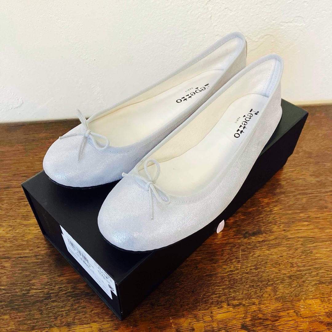 repetto - ❤︎repetto❤︎ バレエシューズ シルバー 25㎝の通販 repetto - ❤︎repetto❤︎ バレエシューズ シルバー 25㎝の通販