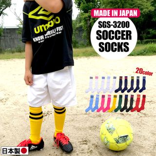 サッカーソックス 2本ライン 19 20 21 22 23 24 25 26 27cm 国産 日本製 メンズ レディース キッズ サッカー フットサル ストッキング 靴下 ソックス 部活 サッカーストッキング カラー 無 19-21cm(ウェア)