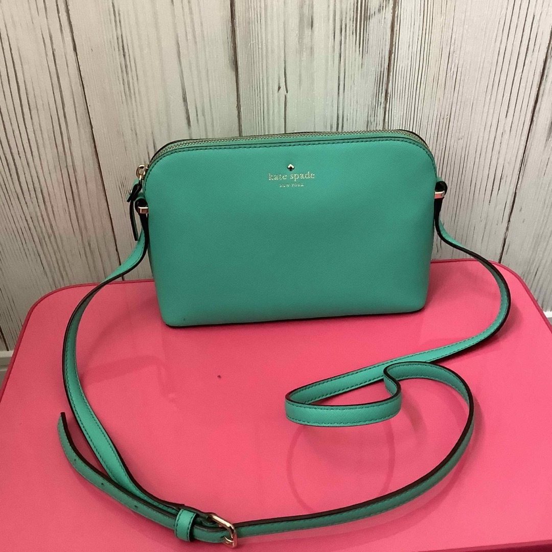 kate spade NEW YORK - kate spade ターコイズ ショルダーバッグ kate spade NEW YORK - kate spade ターコイズ ショルダーバッグ