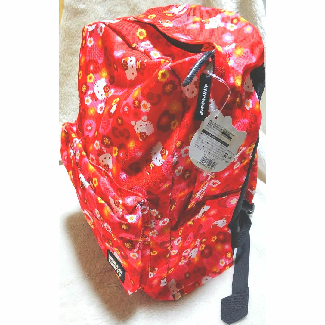 ハローキティ - 桜キティ和柄リュック赤 未使用品の通販 by ハローキティ - 桜キティ和柄リュック赤 未使用品の通販 by