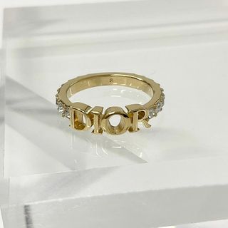 Christian Dior - 【美品】 Dior 指輪 リング リボン CDロゴ Christian Dior - 【美品】 Dior 指輪 リング リボン CDロゴ