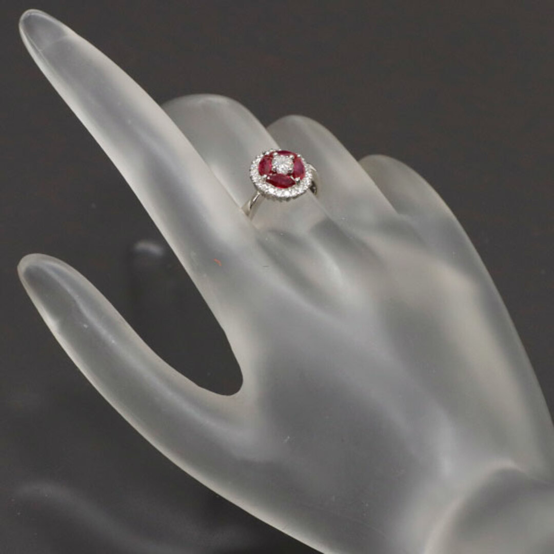 Pt900 ルビー ダイヤモンド リング 0.96ct D0.40ctの通販 by Pt900 ルビー ダイヤモンド リング 0.96ct D0.40ctの通販 by