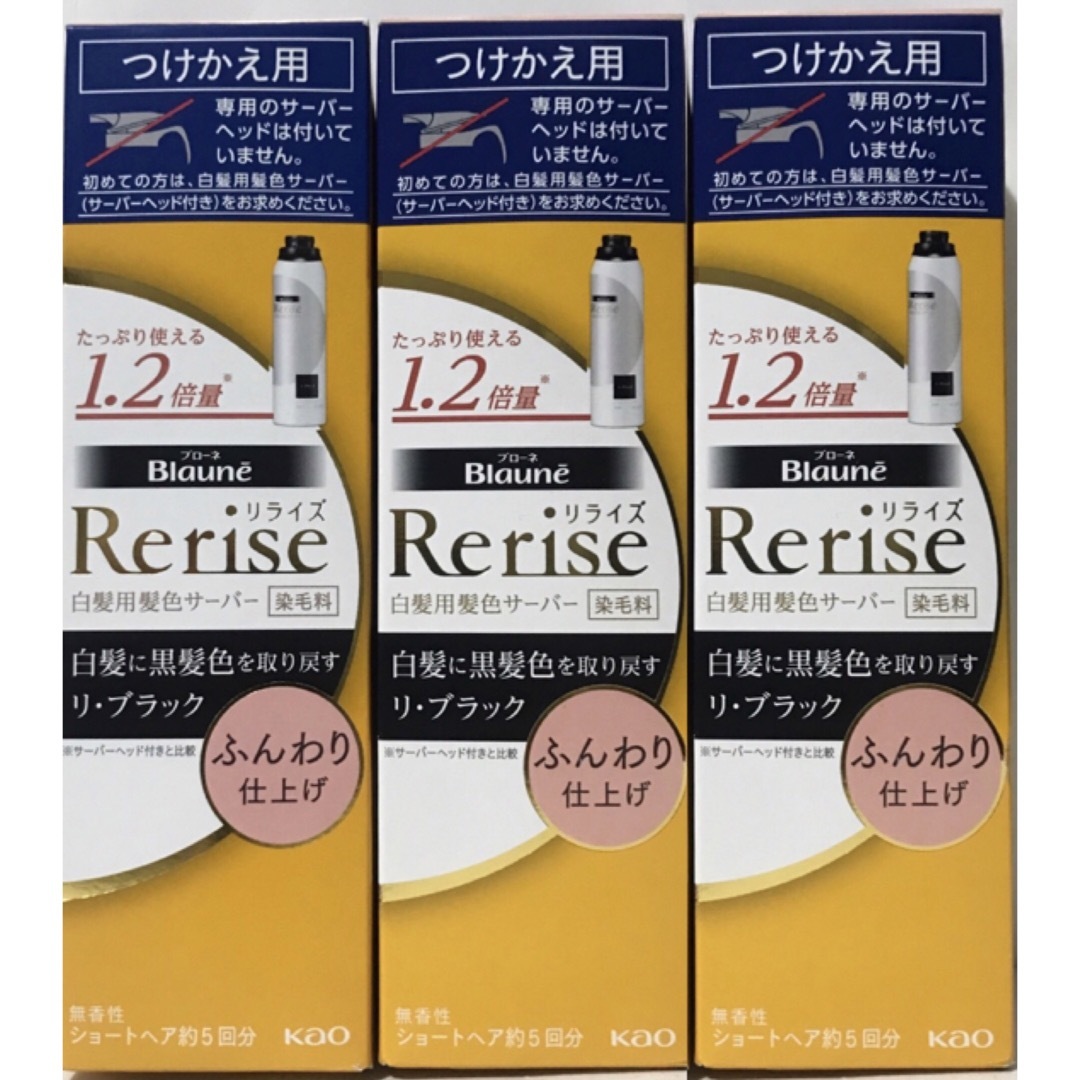 Rerise(KAO) - リライズ 白髪用髪色サーバー リ・ブラック Rerise(KAO) - リライズ 白髪用髪色サーバー リ・ブラック