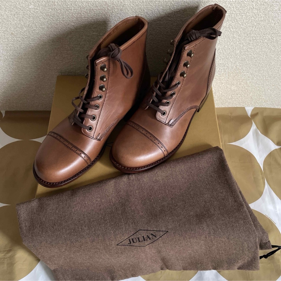 新品 箱付 JULIAN BOOTS ジュリアンブーツ 8.5 クロムエクセルの 新品 箱付 JULIAN BOOTS ジュリアンブーツ 8.5 クロムエクセルの