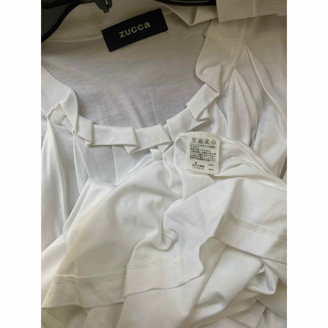 ZUCCa - 新品 ZUCCA WHITE ワンピースの通販 by LIZSQUARE's ZUCCa - 新品 ZUCCA WHITE ワンピースの通販 by LIZSQUARE's