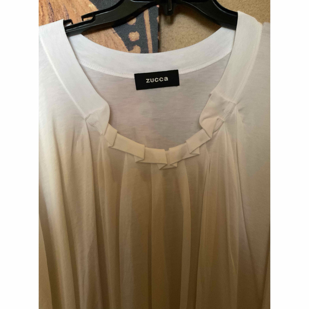 ZUCCa - 新品 ZUCCA WHITE ワンピースの通販 by LIZSQUARE's ZUCCa - 新品 ZUCCA WHITE ワンピースの通販 by LIZSQUARE's