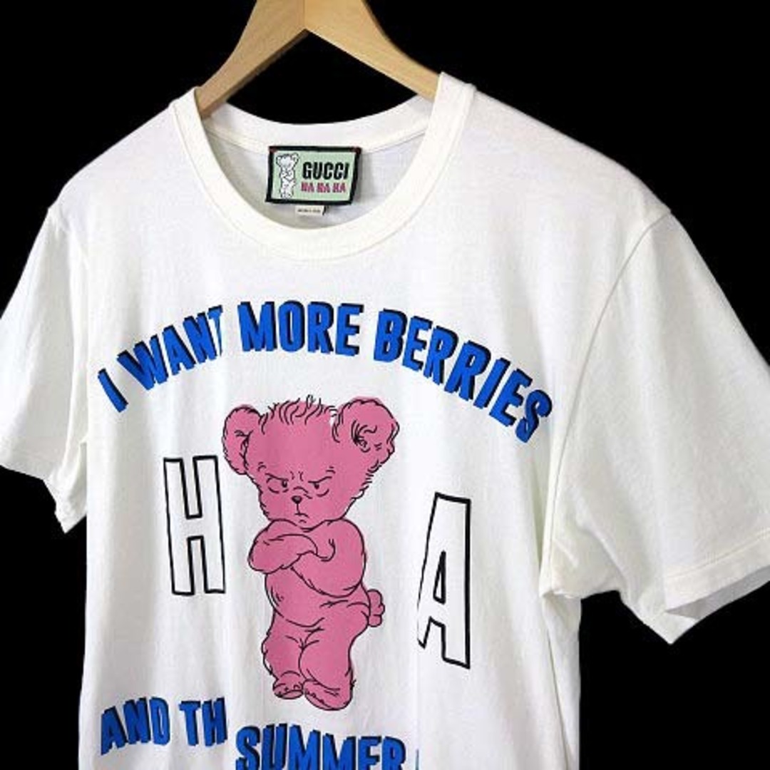 GUCCI - グッチ 22SS ハリースタイルズ HAHAHA Tシャツ 半袖 XS GUCCI - グッチ 22SS ハリースタイルズ HAHAHA Tシャツ 半袖 XS