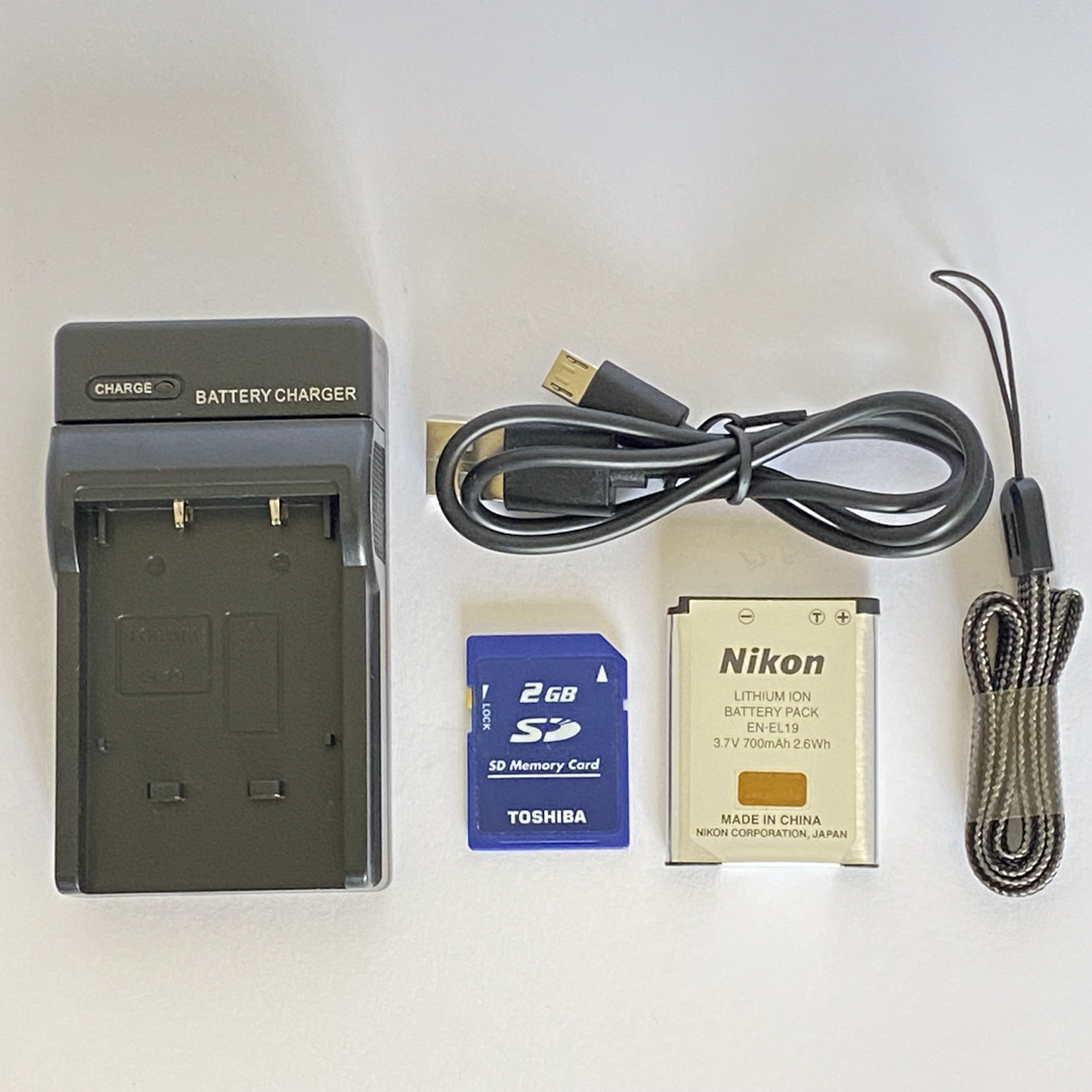 Nikon - 【美品】Nikon coolpix A300 ニコン デジカメ SDカード Nikon - 【美品】Nikon coolpix A300 ニコン デジカメ SDカード