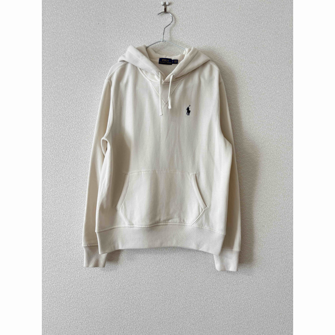 POLO RALPH LAUREN - Polo Ralph Lauren ホワイトパーカー S POLO RALPH LAUREN - Polo Ralph Lauren ホワイトパーカー S