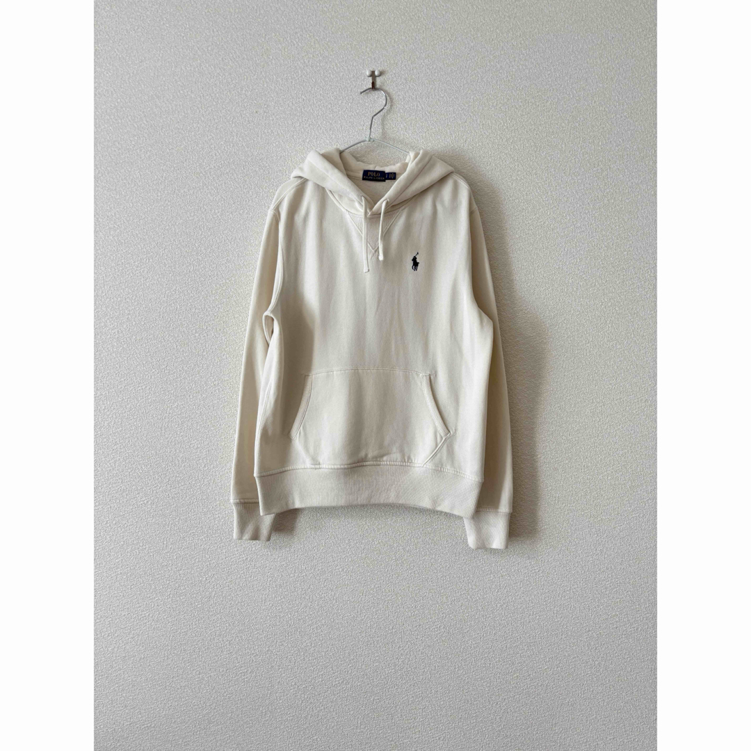 POLO RALPH LAUREN - Polo Ralph Lauren ホワイトパーカー S POLO RALPH LAUREN - Polo Ralph Lauren ホワイトパーカー S