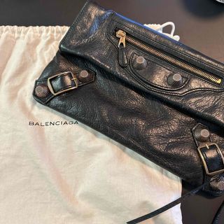 BALENCIAGA - バレンシアガ クラッチバッグ 美品 キャンバスの BALENCIAGA - バレンシアガ クラッチバッグ 美品 キャンバスの
