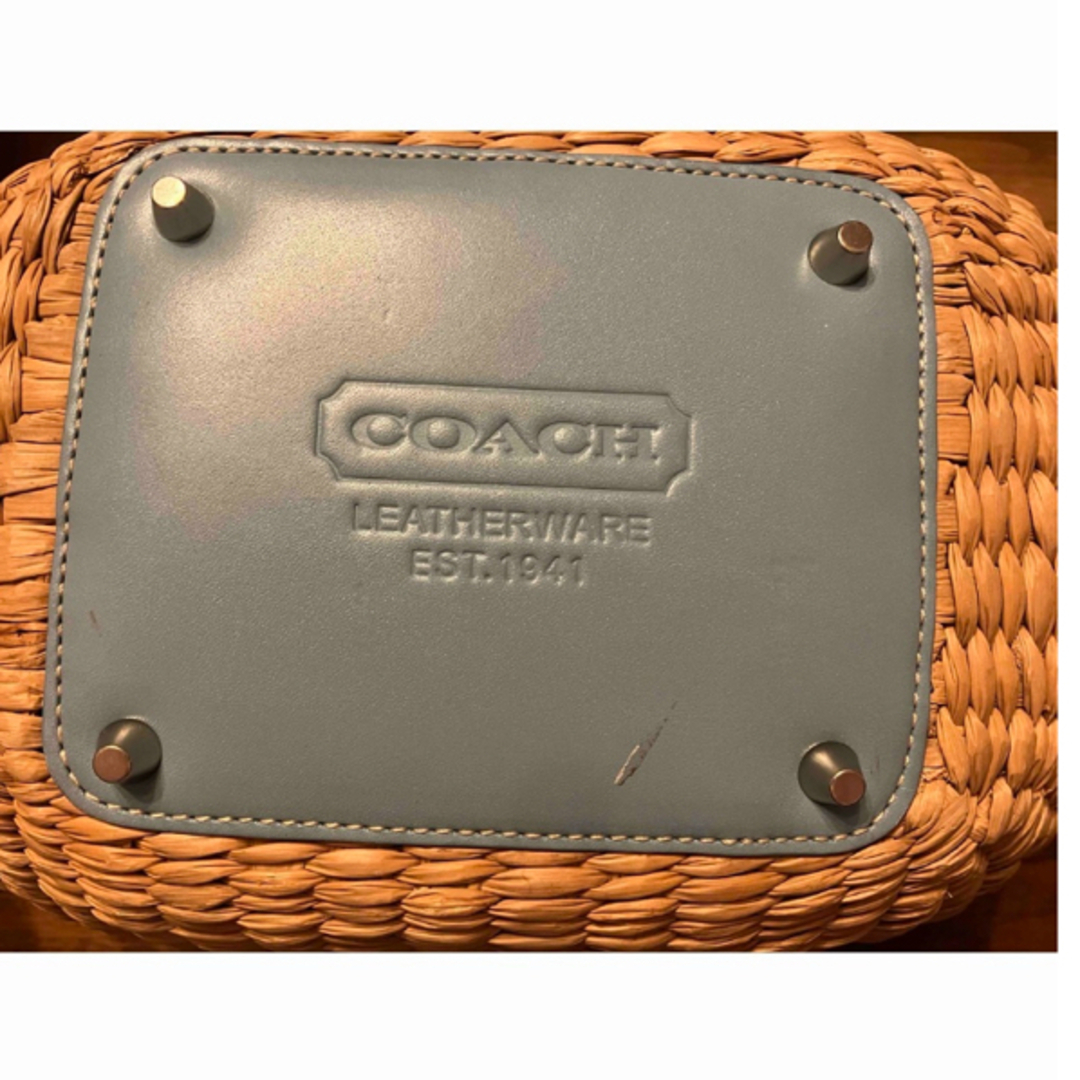 COACH - 最終価格コーチ カゴバッグ渋谷限定色とチャーム付き COACH - 最終価格コーチ カゴバッグ渋谷限定色とチャーム付き