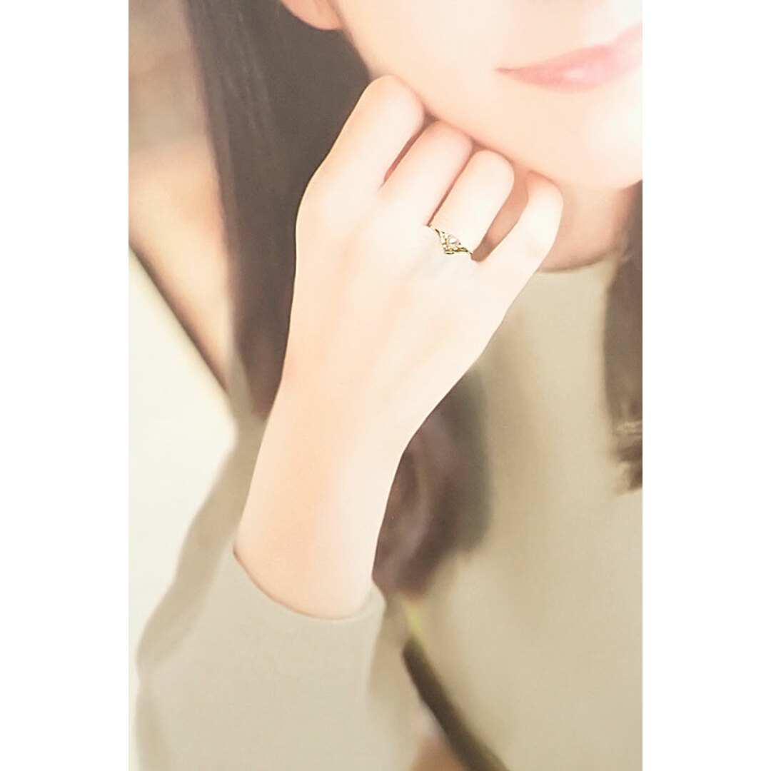 MIKIMOTO - ミキモト アコヤ真珠 リング ダイヤモンド K18 MIKIMOTO - ミキモト アコヤ真珠 リング ダイヤモンド K18