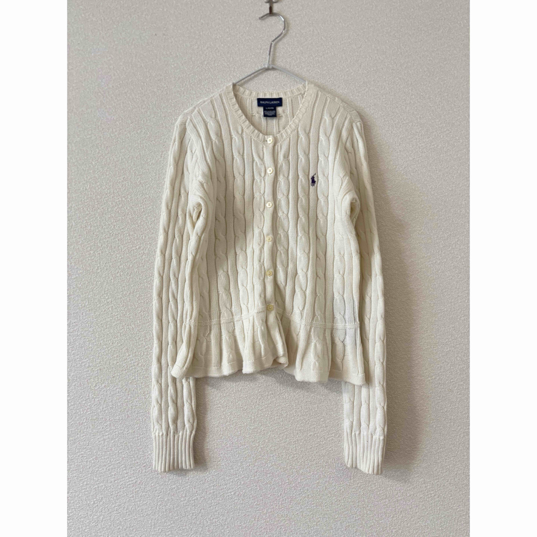 POLO RALPH LAUREN - ラルフローレン ペプラム ケーブル POLO RALPH LAUREN - ラルフローレン ペプラム ケーブル
