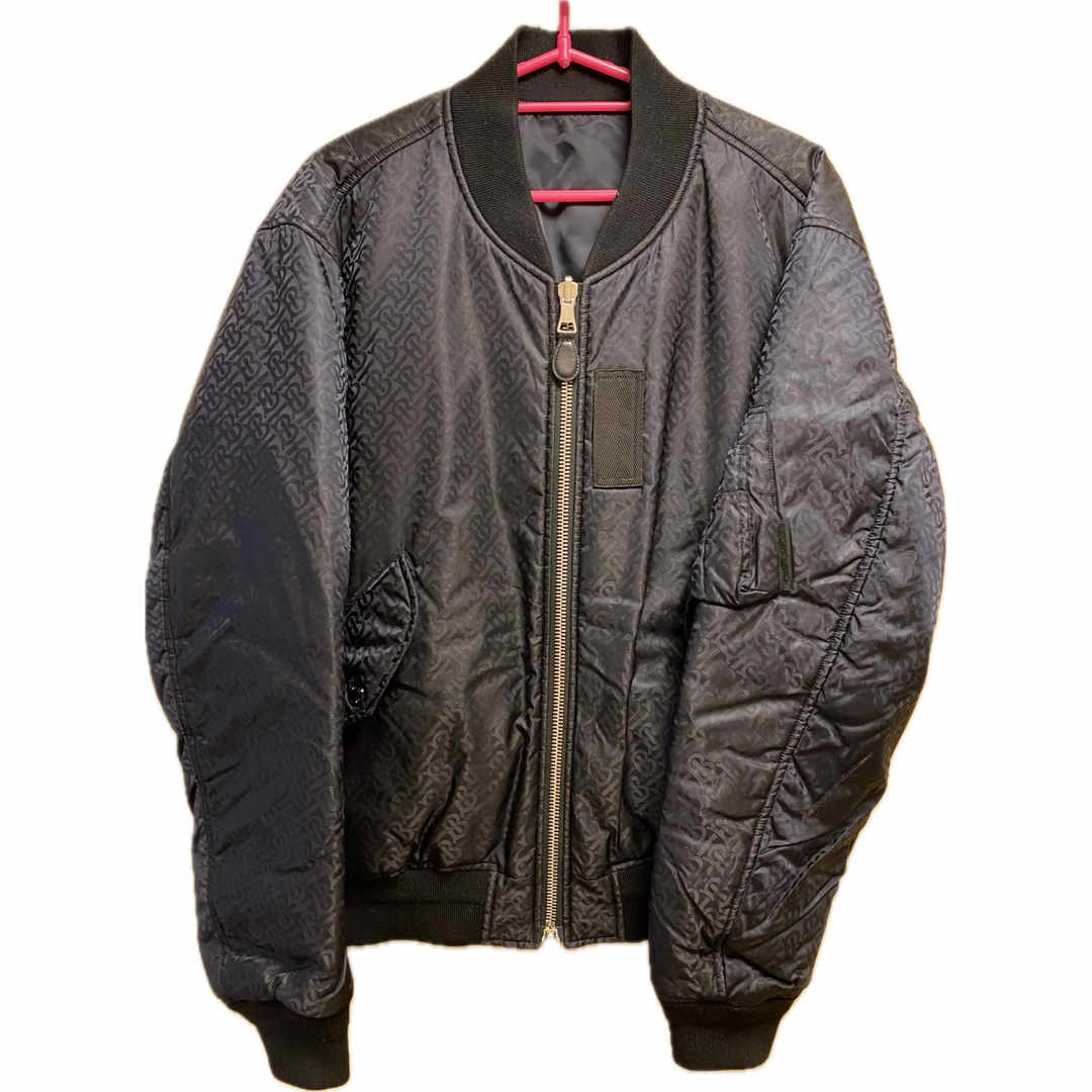 BURBERRY - 正規 BURBERRY バーバリー TB 総柄 ロゴ ボンバー BURBERRY - 正規 BURBERRY バーバリー TB 総柄 ロゴ ボンバー