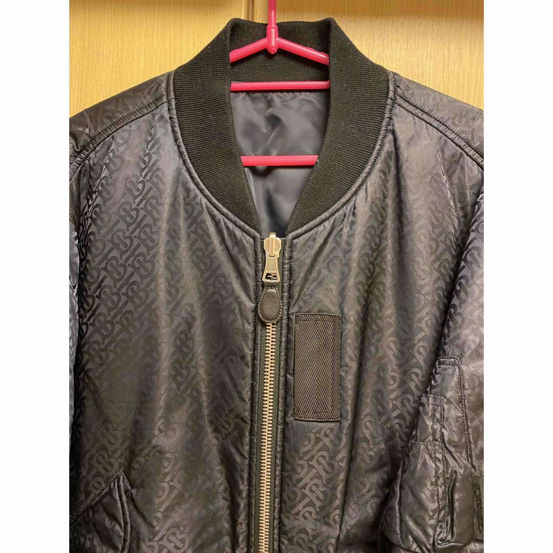 BURBERRY - 正規 BURBERRY バーバリー TB 総柄 ロゴ ボンバー BURBERRY - 正規 BURBERRY バーバリー TB 総柄 ロゴ ボンバー