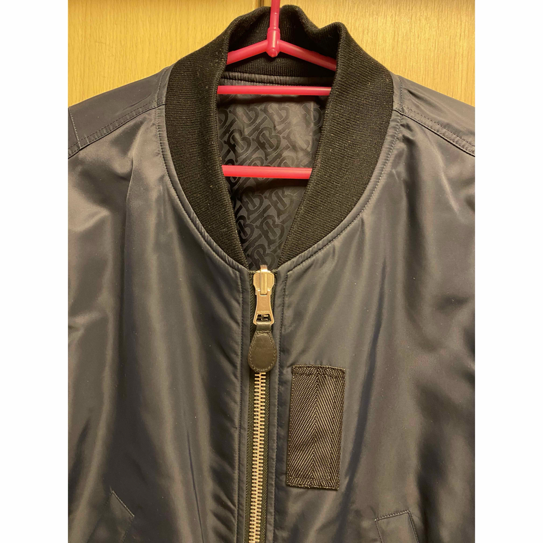 BURBERRY - 正規 BURBERRY バーバリー TB 総柄 ロゴ ボンバー BURBERRY - 正規 BURBERRY バーバリー TB 総柄 ロゴ ボンバー
