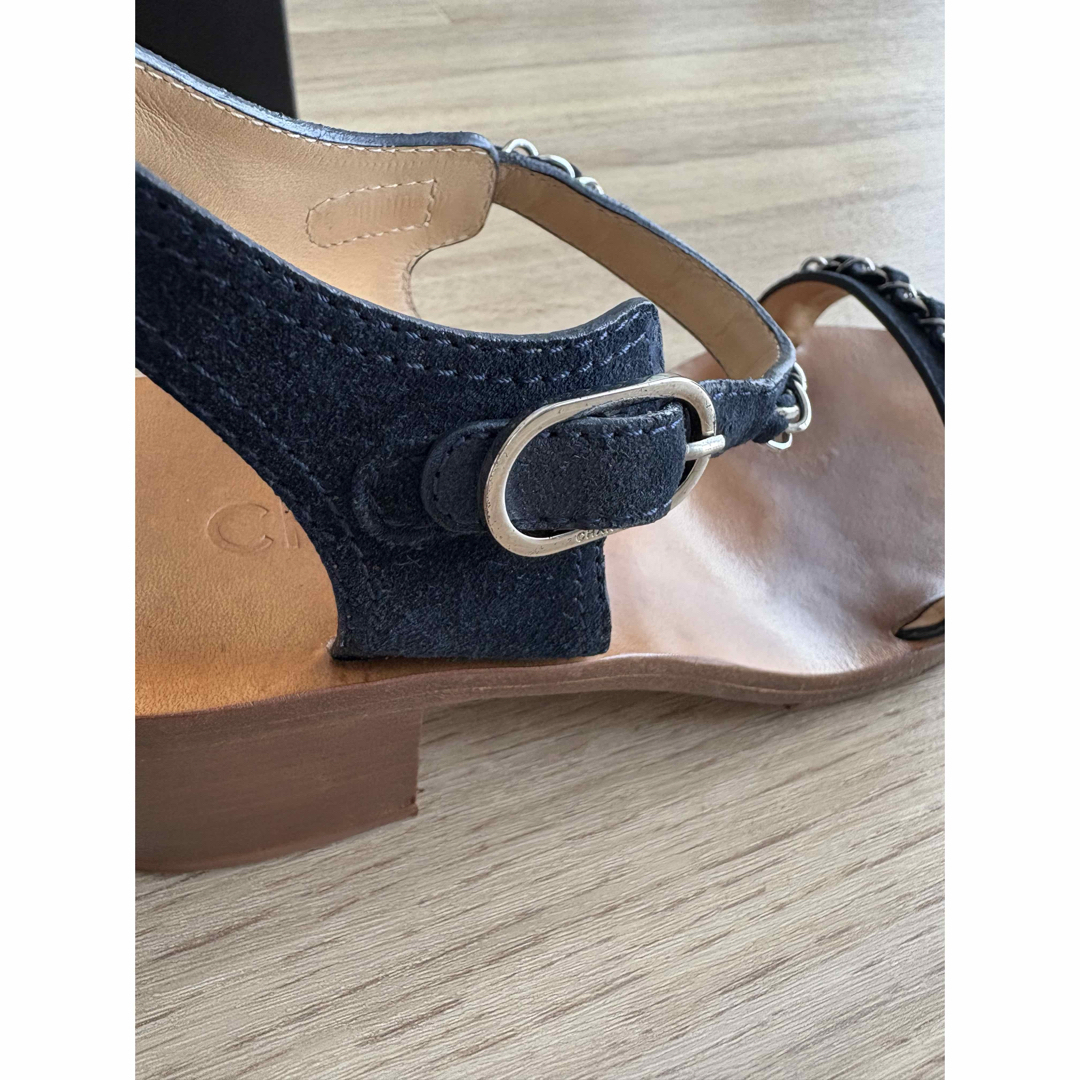 CHANEL - CHANEL シャネル サンダル ネイビー サイズ36の通販 by CHANEL - CHANEL シャネル サンダル ネイビー サイズ36の通販 by
