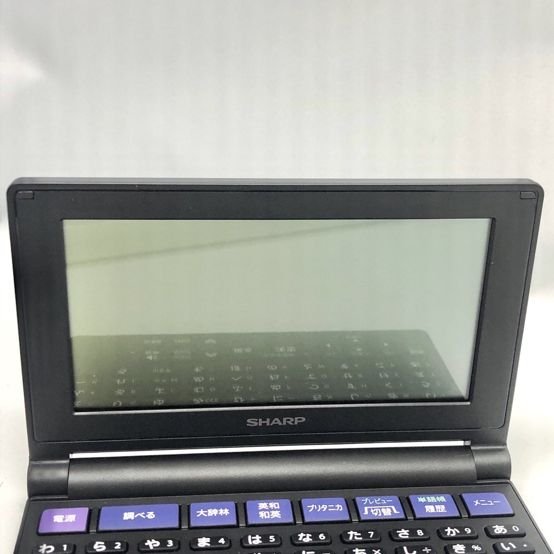 SHARP - シャープ コンパクトタイプ 電子辞書 Brain 50音順キー SHARP - シャープ コンパクトタイプ 電子辞書 Brain 50音順キー
