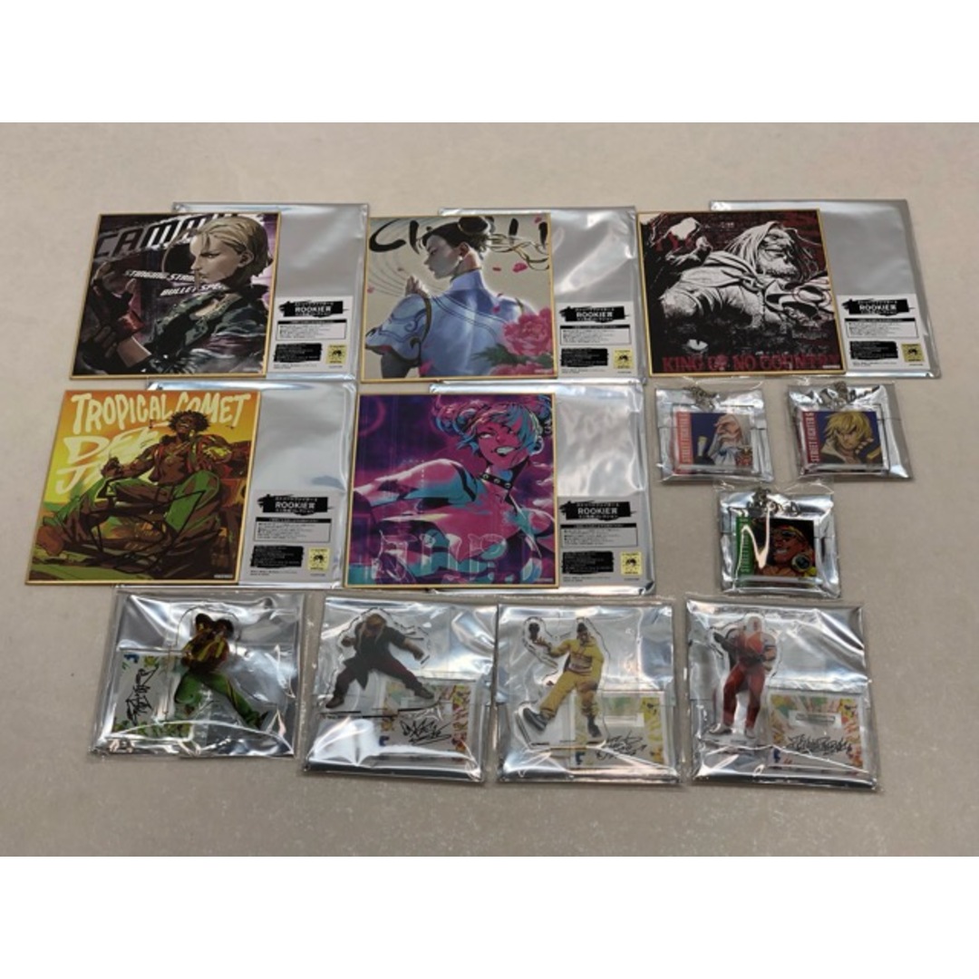 未使用★ストリートファイター6 くじ アクリルスタンド アクリルキーホルダー 色紙など まとめ売り スト6【P2032-008】086