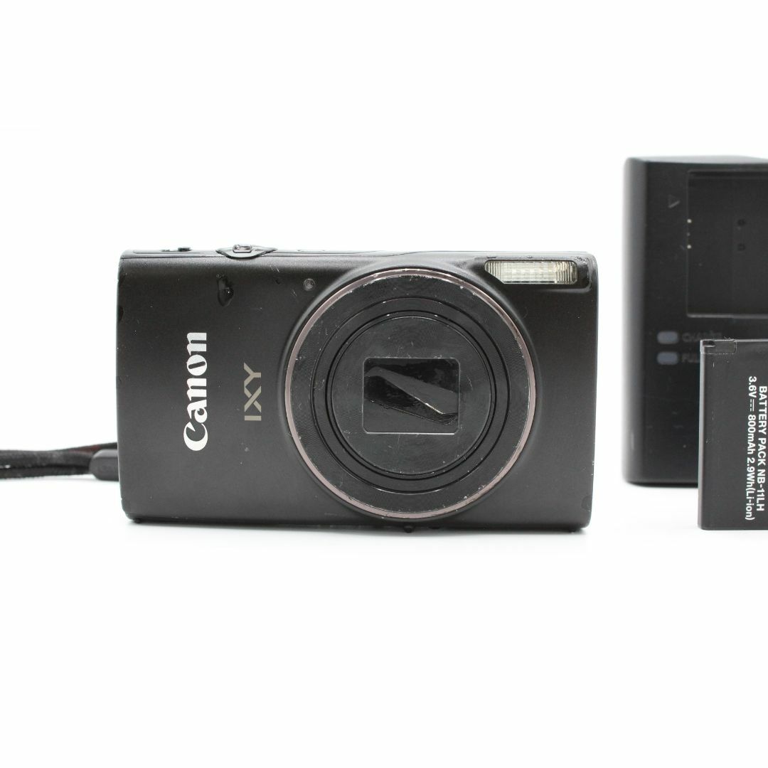 Canon - 【並品】Canon キヤノン コンパクトデジタルカメラ IXY 650 ブラック 光学12倍ズーム/Wi-Fi対応 IXY650BK#LE2025155