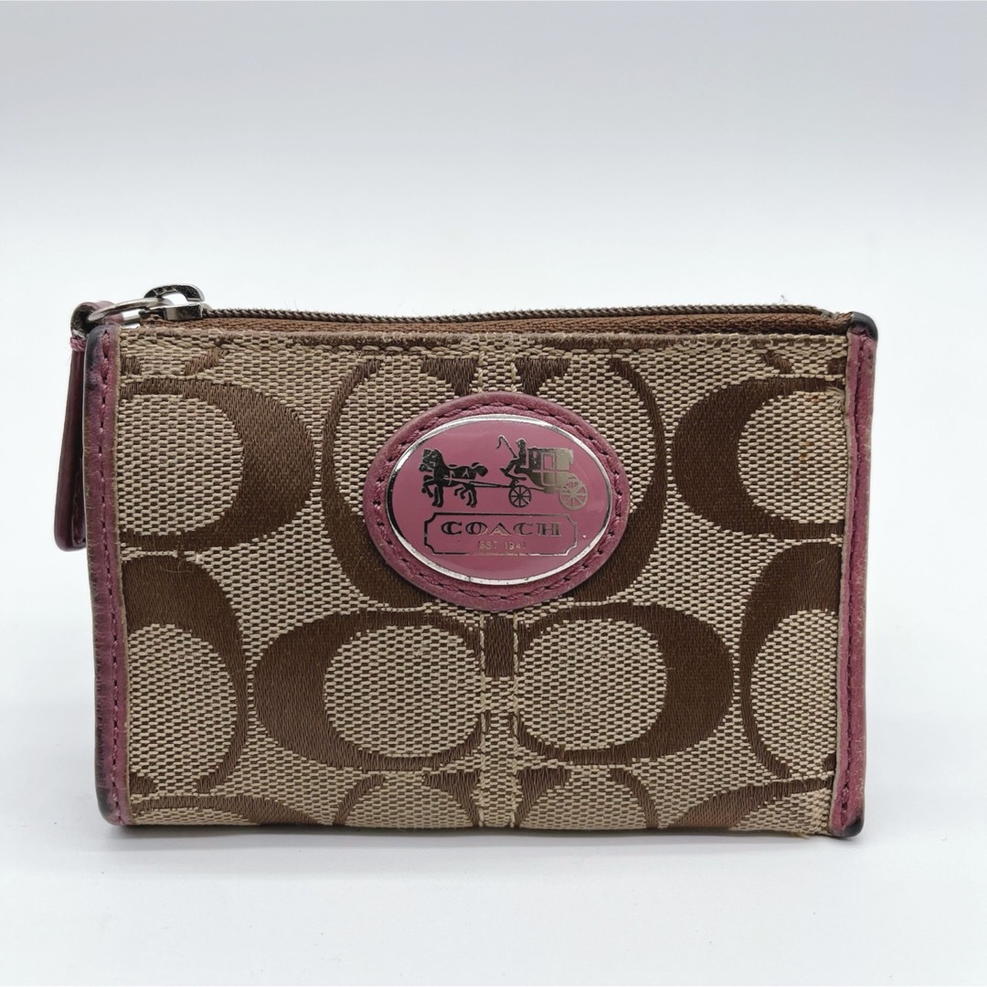 COACH - コーチ COACH 小銭入れ コインケース シグネチャー COACH - コーチ COACH 小銭入れ コインケース シグネチャー
