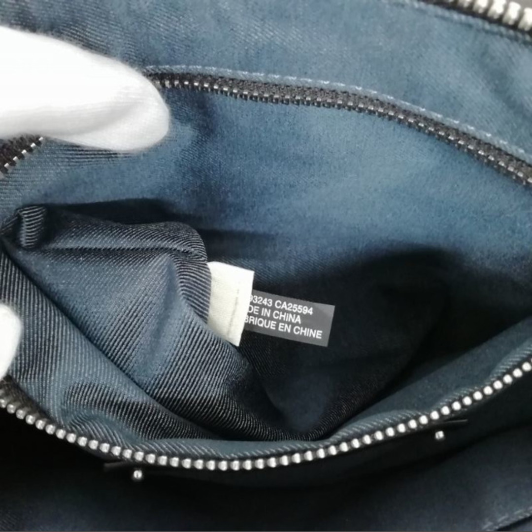 DIESEL - 2WAY ショルダーバッグ クラッチバッグ レザー デニム DIESEL - 2WAY ショルダーバッグ クラッチバッグ レザー デニム