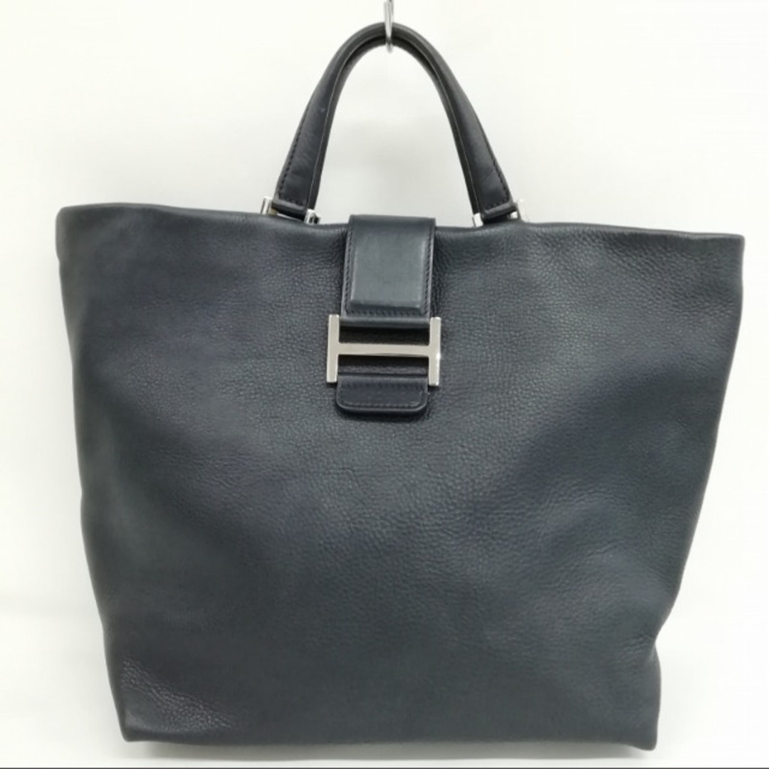 ヒロフ HIROFU H金具 レザー トートバッグ ハンドバッグ ヒロフ HIROFU H金具 レザー トートバッグ ハンドバッグ