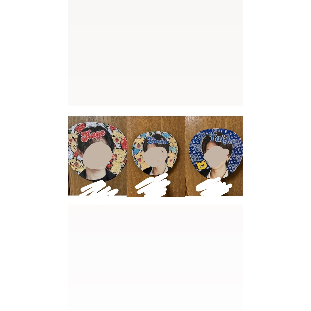 【オーダー】ストーンデコうちわ