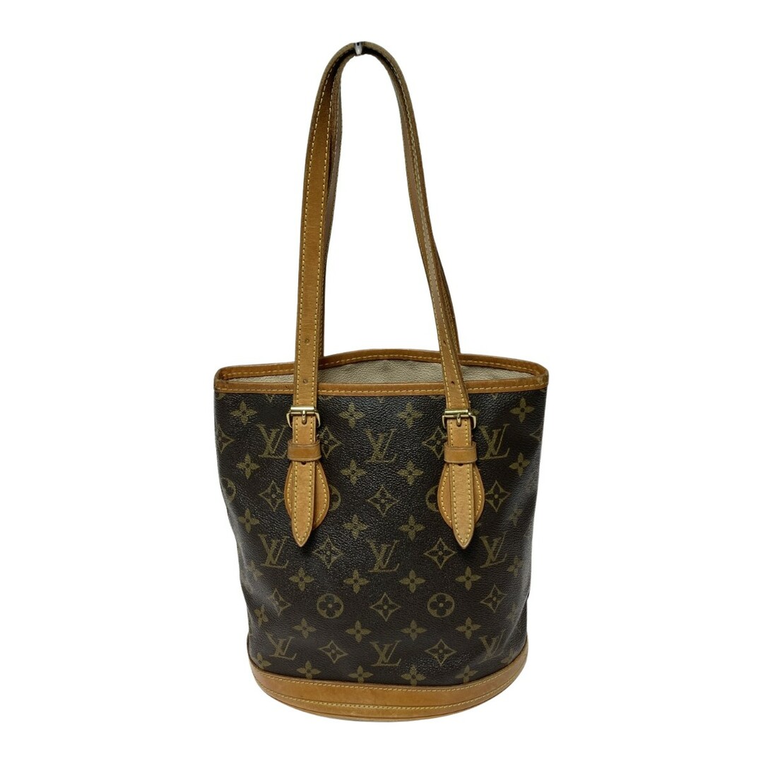 LOUIS VUITTON - ◎◎LOUIS VUITTON ルイヴィトン モノグラム プチ・バケット トートバッグ M42238 ブラウン