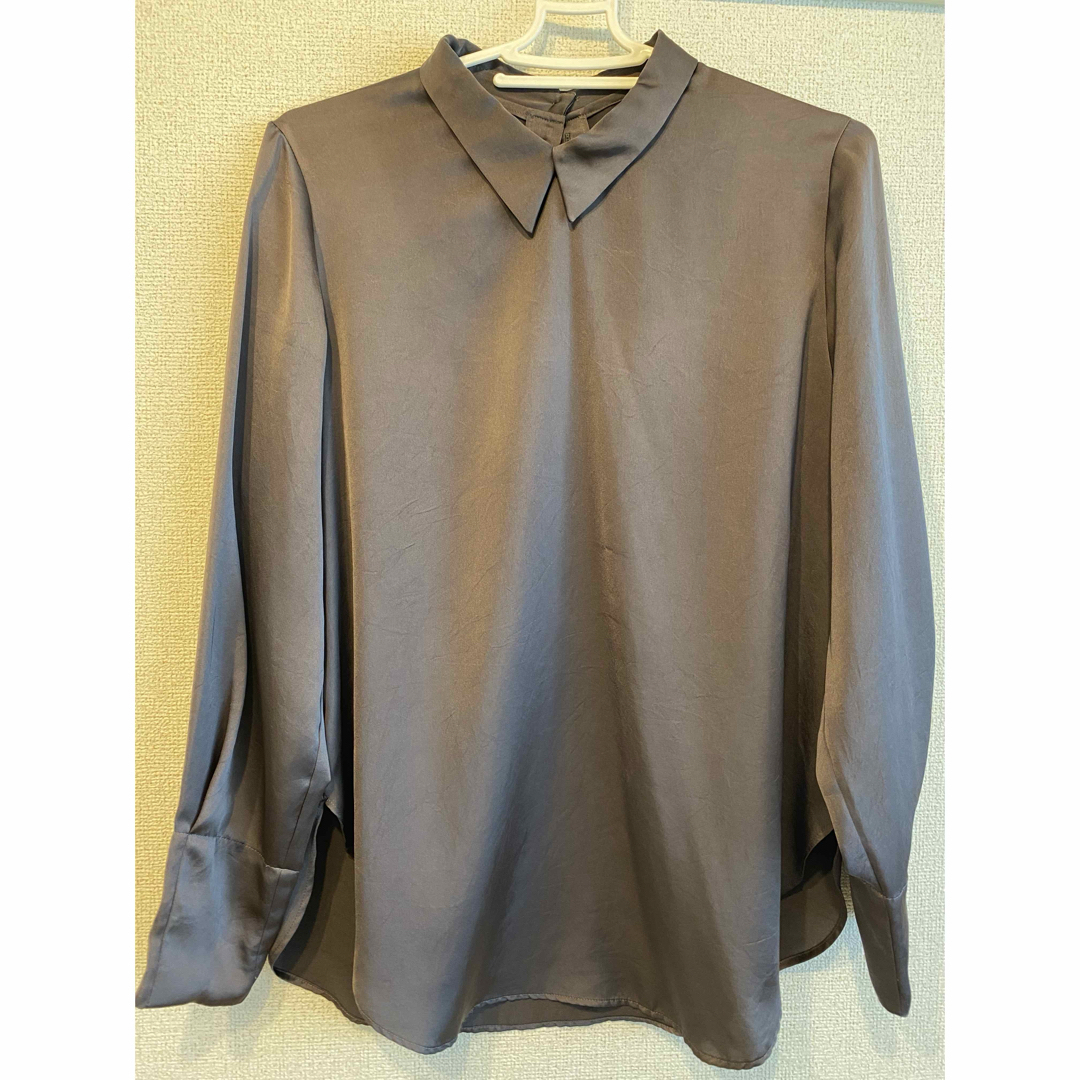 IENA - IENA イエナ サテンミニカラーブラウス ブラウンの通販 IENA - IENA イエナ サテンミニカラーブラウス ブラウンの通販