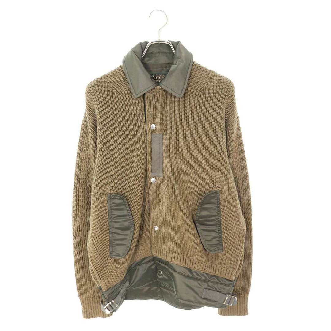 sacai - サカイ 23AW 23-02995M ナイロン切替ニットブルゾン sacai - サカイ 23AW 23-02995M ナイロン切替ニットブルゾン