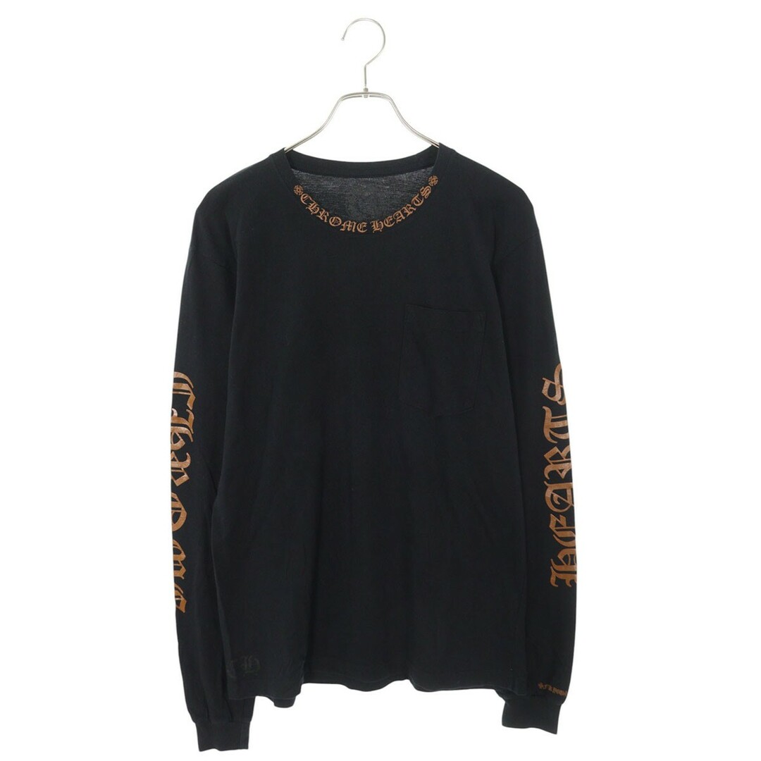 Chrome Hearts - クロムハーツ CH L/S /1 ネックロゴプリント Chrome Hearts - クロムハーツ CH L/S /1 ネックロゴプリント