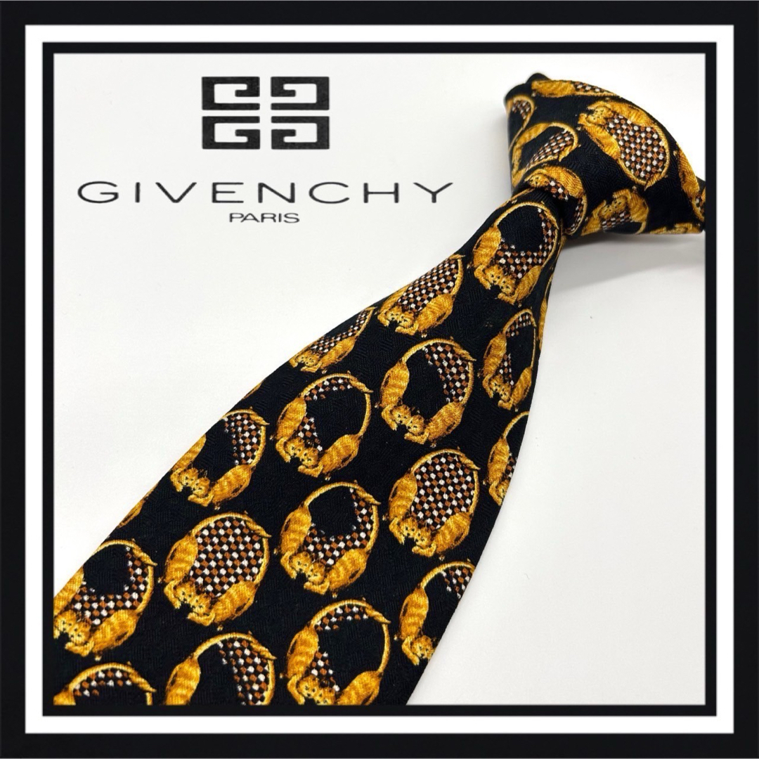 GIVENCHY - 【高級ブランド】GIVENCHY ジバンシー ネクタイの GIVENCHY - 【高級ブランド】GIVENCHY ジバンシー ネクタイの