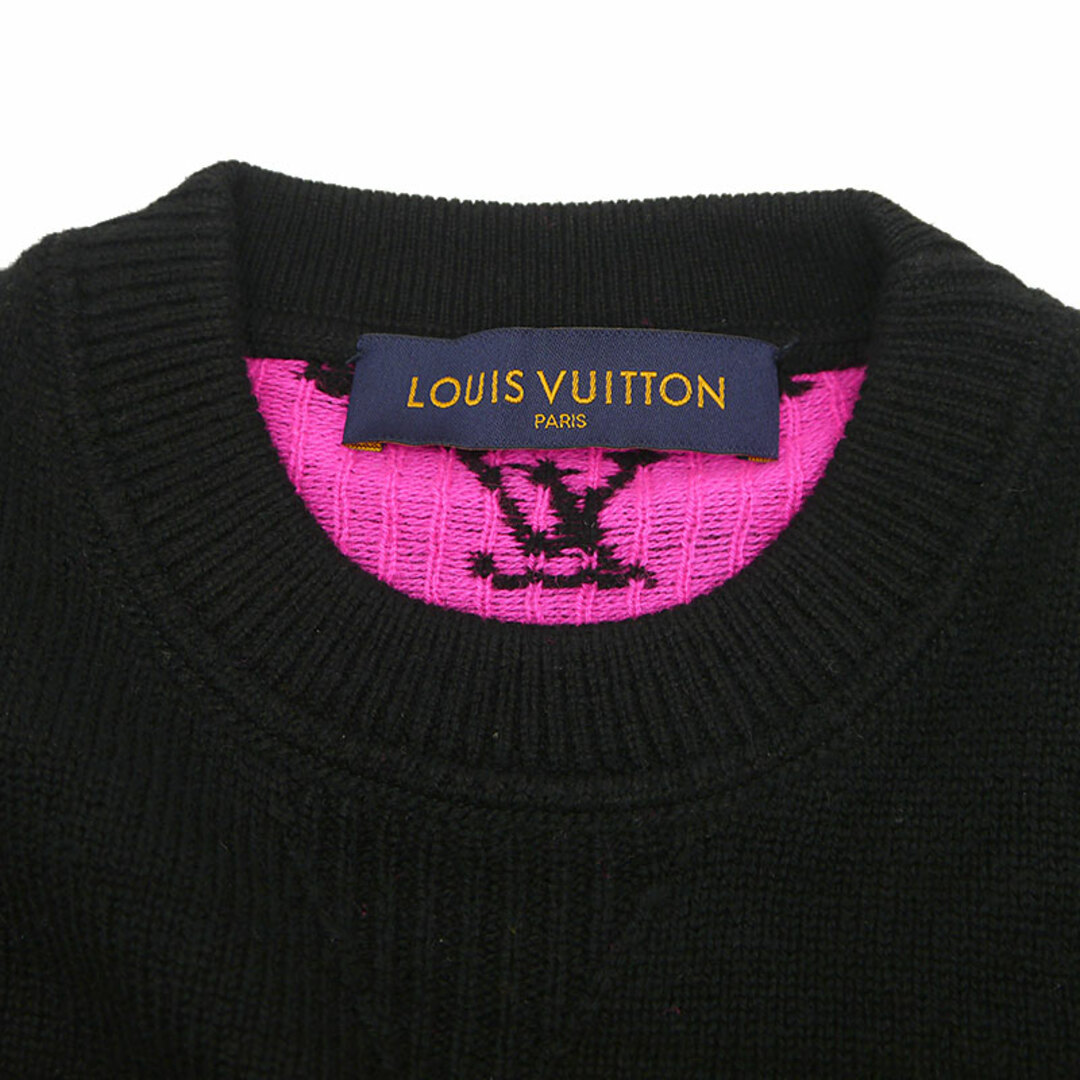 LOUIS VUITTON - ルイヴィトン カシミヤニット サイズS ブラック LOUIS VUITTON - ルイヴィトン カシミヤニット サイズS ブラック