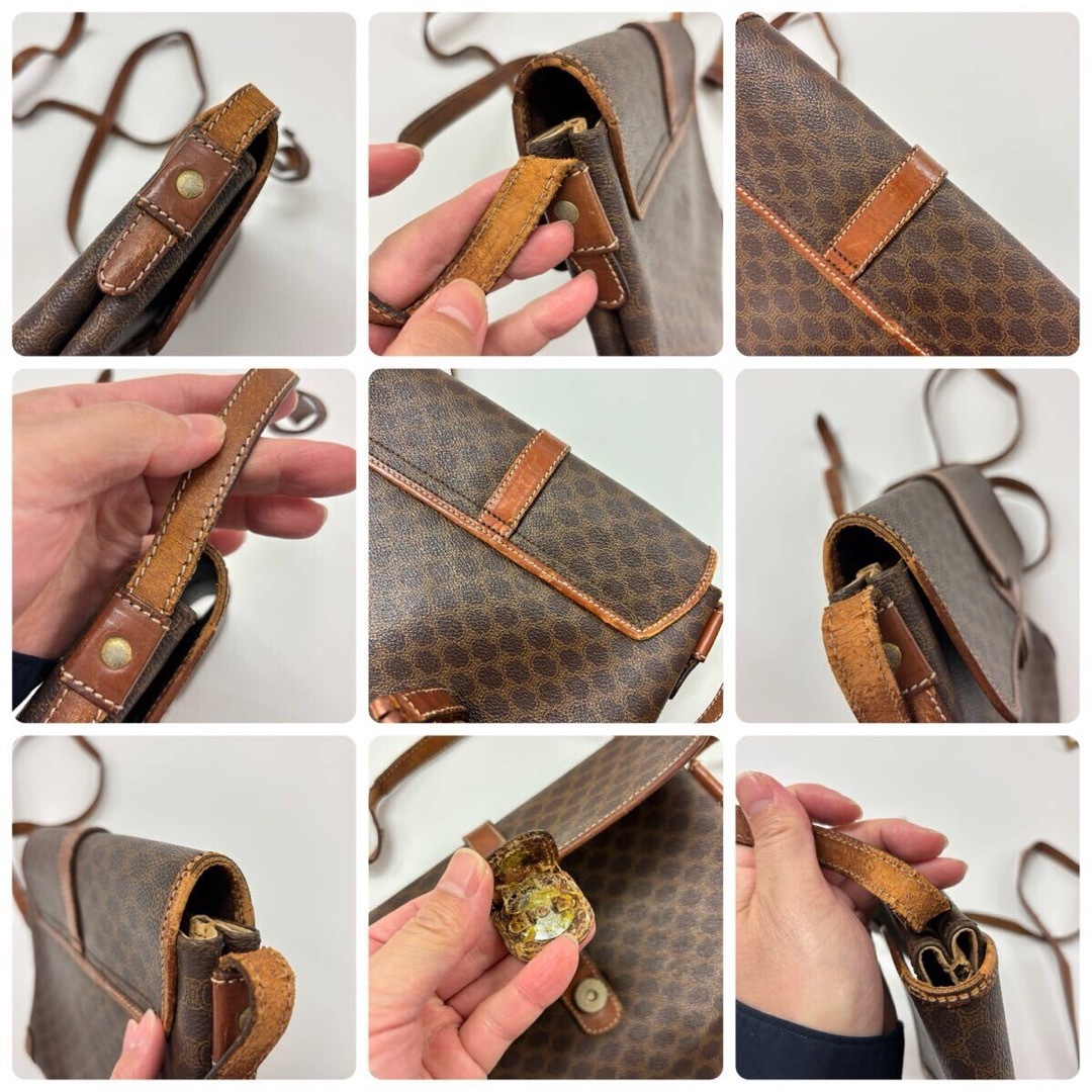 CELINE - ヴィンテージ セリーヌ マカダム柄 ショルダー バッグ CELINE - ヴィンテージ セリーヌ マカダム柄 ショルダー バッグ