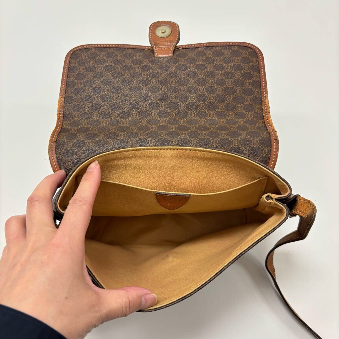 CELINE - ヴィンテージ セリーヌ マカダム柄 ショルダー バッグ CELINE - ヴィンテージ セリーヌ マカダム柄 ショルダー バッグ