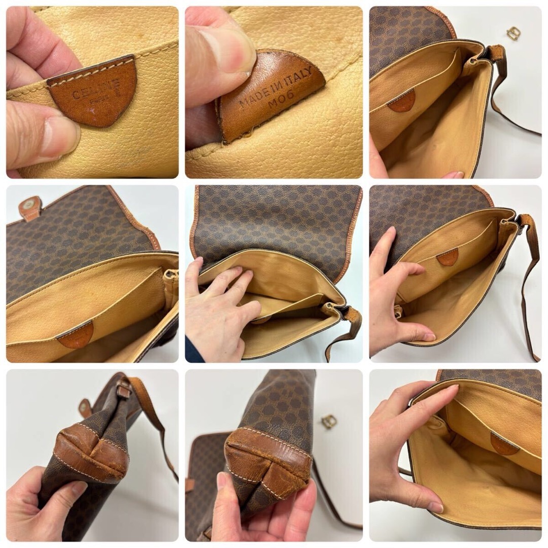 CELINE - ヴィンテージ セリーヌ マカダム柄 ショルダー バッグ CELINE - ヴィンテージ セリーヌ マカダム柄 ショルダー バッグ