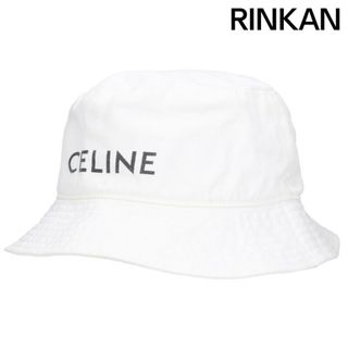 CELINE - セリーヌ ロゴプリントバケットハット帽子 メンズ ONE CELINE - セリーヌ ロゴプリントバケットハット帽子 メンズ ONE