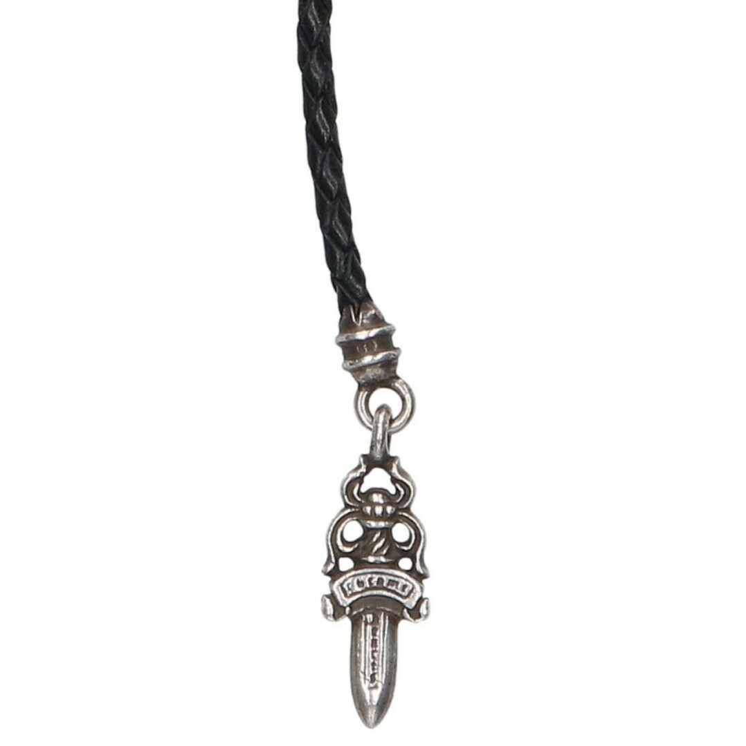 Chrome Hearts - クロムハーツ ダガー装飾レザー携帯ストラップ Chrome Hearts - クロムハーツ ダガー装飾レザー携帯ストラップ