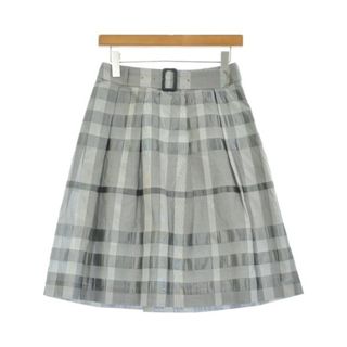 BURBERRY - BURBERRY バーバリー ひざ丈スカート 36(XS位 BURBERRY - BURBERRY バーバリー ひざ丈スカート 36(XS位