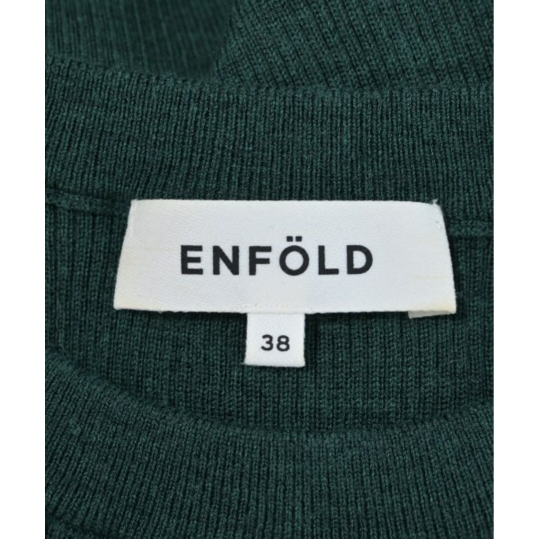 ENFOLD - ENFOLD エンフォルド ニット・セーター 38(M位) 緑x ENFOLD - ENFOLD エンフォルド ニット・セーター 38(M位) 緑x