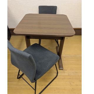 ニトリ - 《リユース美品!》ニトリ ダイニング3点セットの通販 ニトリ - 《リユース美品!》ニトリ ダイニング3点セットの通販
